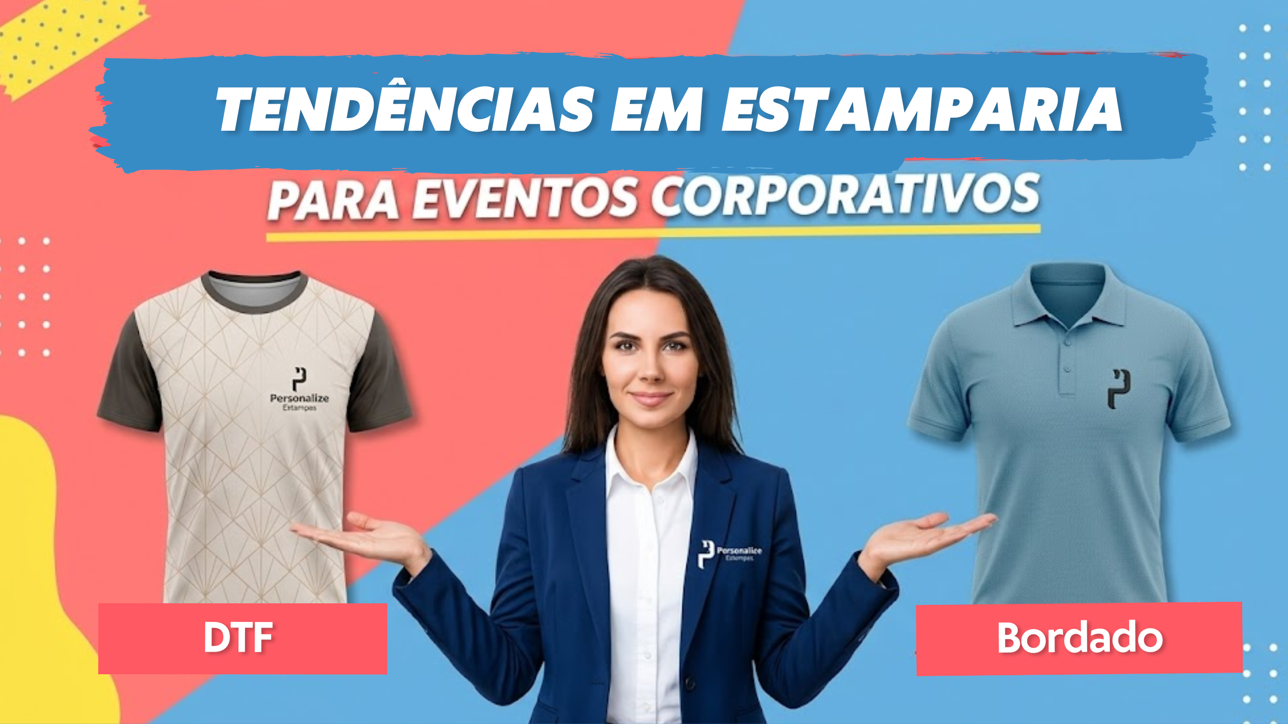 tendências em estamparia, para eventos comporativos